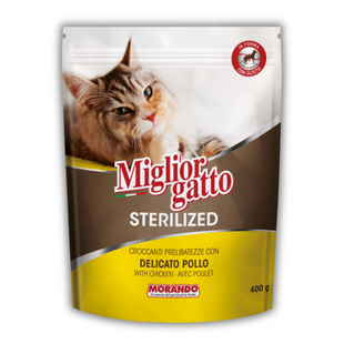 Сухий корм для стерилізованих котів Morando Miгliorгatto Sterilized з куркою 400 г 01486 фото