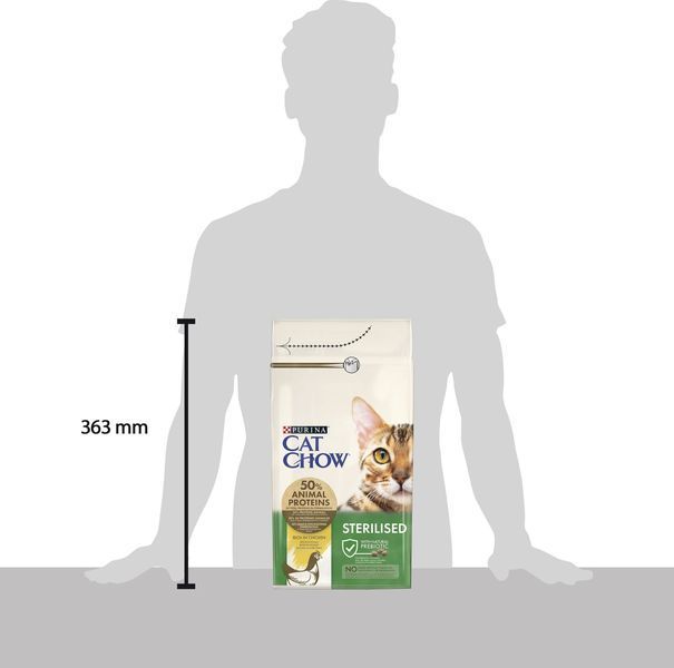 Сухий корм для котів Cat Chow Sterilised з куркою 1,5кг 7613032233396/1 фото