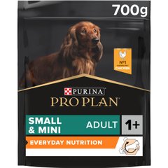 Сухой корм для взрослых собак PRO PLAN Small&Mini Adult 1+ Everyday Nutrion мелких пород с курицей 700 г