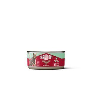 Корм вологий Carnilove Chicken, Duck & Pheasant для котів паштет курка, качка і фазан 100 г 101391 фото