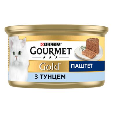 Вологий корм для дорослих котів Purina GOURMET Gold паштет з тунцем 85 г