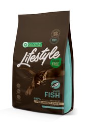 Сухий беззерновий корм для дорослих котів з білою рибою Lifestyle Grain Free White Fish Adult Cat 1,5кг