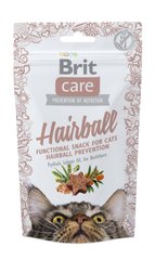 Ласощі для котів Brit Care Hairball з качкою 50г