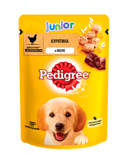 Вологий корм Pedigree для цуценят Курка з рисом в желе 100 г