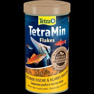 Сухий корм для риб Tetra для акваріумних риб Min Flakes 500 мл 204379 фото