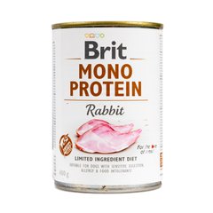 Влажный корм для собак Brit Mono Protein с кроликом 400 г