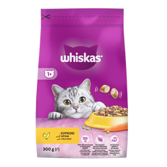 Сухий корм для котів Whiskas з куркою 300 г