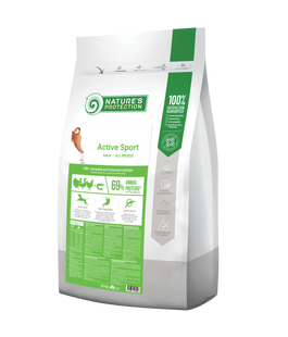 Nature's Protection Active Sport Adult All Breeds Сухий корм для дорослих спортивних, мисливських та службових собак, 12 кг NPS45744 фото