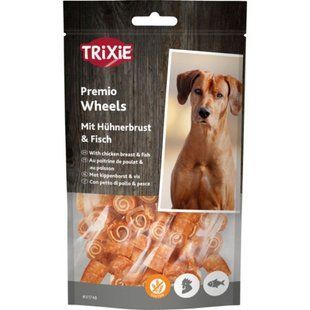 Ласощі для собак Trixie Premio Fish Chicken Wheels з куркою та рибою 75 г 31748 фото