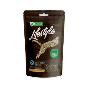 Nature's Protection Lifestyle Soft Fish Strips Ласощі для котів м'які смужки з риби, 75 г SNK46154 фото