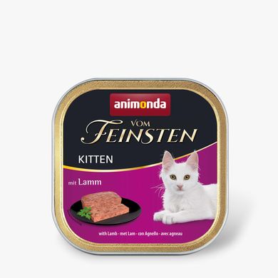 Вологий корм для кошенят Vom Feinsten Kitten with Lamb з ягнятком 100 г