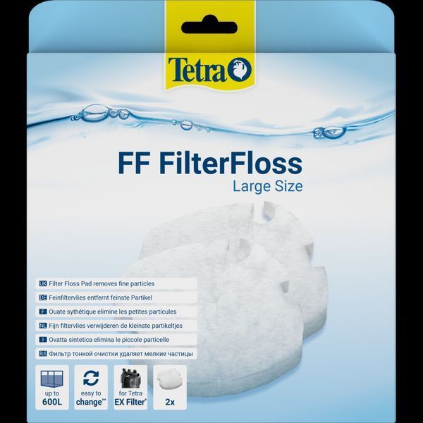 Tetra Вкладиш Filter Floss для зовнішнього фільтра EX 1200 1500 волокнистий 2 шт 146068 фото