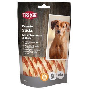 Ласощі для собак Trixie Premio Fish Chicken Sticks з куркою та рибою 80 г 31747 фото