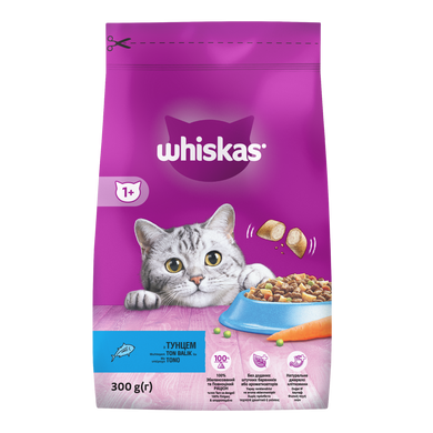 Сухий корм для котів Whiskas з тунцем 300 г