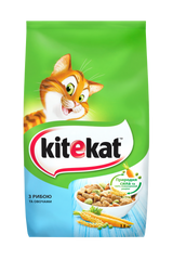 Сухий корм для котів Kitekat з риба та овочами 1.8 кг