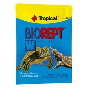 Сухий корм для рептилій Tropical Biorept W для водоплавних черепах гранули 20 г 11341 фото