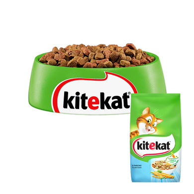 Сухий корм для котів Kitekat з риба та овочами 1.8 кг