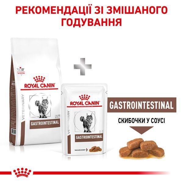 Сухий ветеринарний корм для дорослих котів Royal Canin Gastrointestinal з порушенням травлення 2 кг 39050201 фото