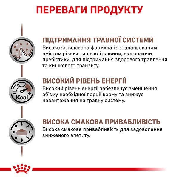 Сухий ветеринарний корм для дорослих котів Royal Canin Gastrointestinal з порушенням травлення 2 кг 39050201 фото