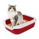Наповнювач для котів Природа Туалет Comfort L з рамкою, 49х39х15 см, бордовий PR241739 фото 2