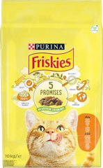 Сухий корм FRISKIES для дорослих котів з куркою та овочами 10 кг