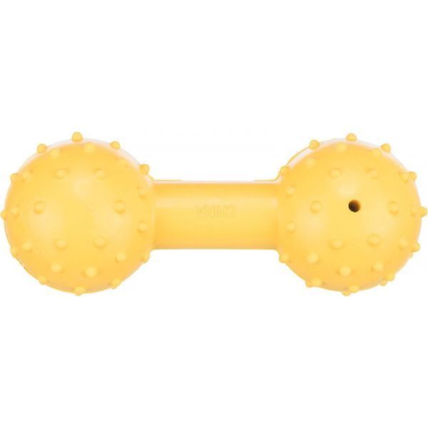 Іграшка для собак Trixie Dog Toy Dumbbell Гантель з дзвіночком гума 12 см 3335 фото