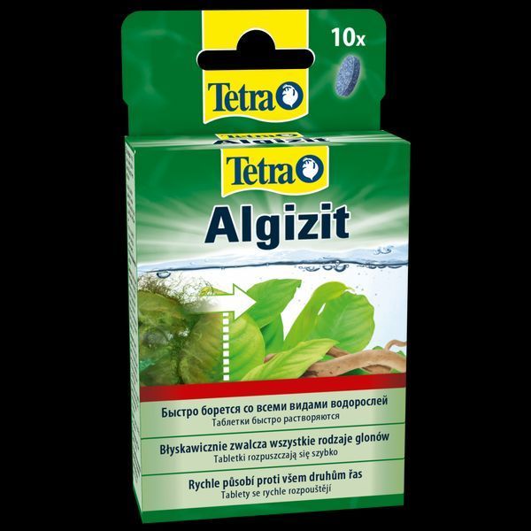 Tetra Засіб Algizit проти водоростей в акваріумі 10 таблеток на 200 л 770386 фото