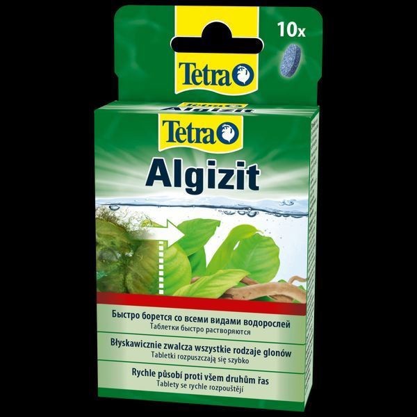 Tetra Засіб Algizit проти водоростей в акваріумі 10 таблеток на 200 л 770386 фото