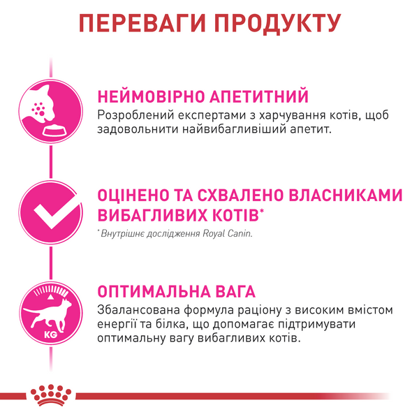 Сухий корм для котів Royal Canin FUSSY 400 г R475618 фото