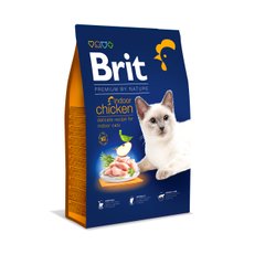 Сухий корм для котів Brit Premium Indoor з куркою 8 кг