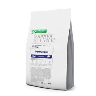 Nature's Protection Superior Care Veterinary Diet Dermatosis Salmon Adult All Breeds Сухий беззерновий корм для здоров'я шкіри, шерсті собак з лососем, 10 кг NPSCVET47581 фото