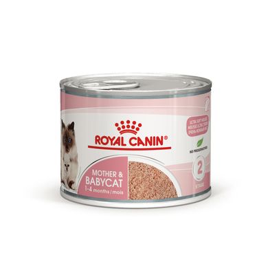 Вологий корм для новонароджених кошенят ROYAL CANIN MOTHER & BABYCAT Cans 0.195 кг