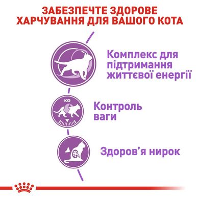 Сухий корм для дорослих стерилізованих котів ROYAL CANIN STERILISED 7+ 10 кг