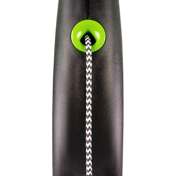 Повідець-рулетка для собак Flexi Black Design трос зелена M 5 м 20 кг FL 033425 фото