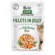 Вологий корм для котів Brit Care Вологий беззерновий Cat Fillets in Jelly Choice Tuna, Добірний тунець, 85 г 100533/0556 фото 1
