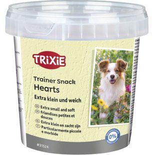 Ласощі для собак Trixie Trainer Snack Mini Hearts з куркою ягням та лососем 200 г 31524 фото