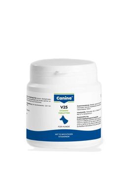 Вітаміни Canina V25 Vitamintabletten для собак, полівітамінний комплекс, 100 г (30 табл)