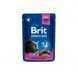 Вологий корм для котів Brit Premium Курка та Індичка, павуч 100 г 100273 /506019 фото 1