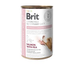 Влажный ветеринарный корм для собак Brit GF Veterinary Diets Hypoallergenic 400 г