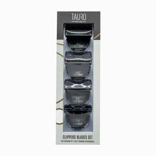 Tauro Pro Line Набір змінних лез із нержавної сталі для машинок для стрижки шерсті тварин, 3, 6, 9, 12 мм TPL63625 фото