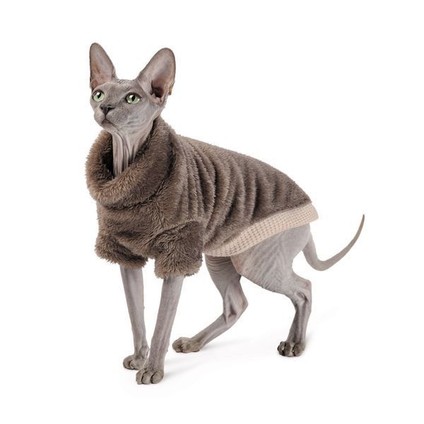 Одяг для котів Pet Fashion Светр Tim ТМ для кота, ХS кавовий РR442591***** фото