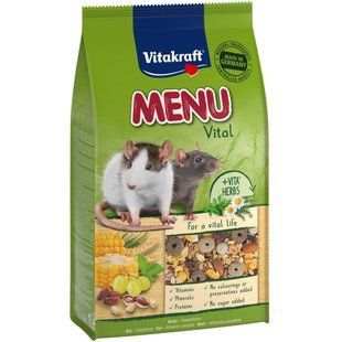 Корм для гризунів Vitakraft для щурів Premium Menu Vital 1 кг 25657-24958 фото