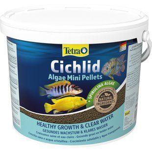 Сухий корм для риб Tetra для цихлід з водоростями Cichlid Algae Mini, 10 л 3.9 кг 201408 фото