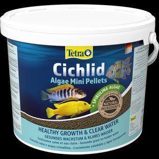 Сухий корм для риб Tetra для цихлід з водоростями Cichlid Algae Mini, 10 л 3.9 кг 201408 фото