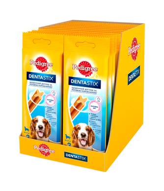 Ласощі для собак Pedigree DentaStix 77 г