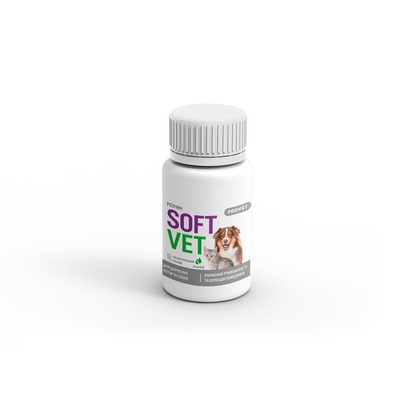 SOFTVET Фітокомплекс Provet антистресова дія та собак, 20 мл PR244015 фото