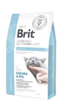 Сухий корм для кішок Brit GF Veterinary Diets Cat Obesity 2 кг