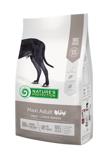 Nature's Protection Maxi Adult Large Breeds Сухий корм для дорослих собак великих порід з м'ясом птиці, 4 кг NPS45741 фото