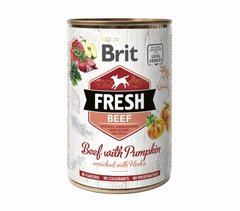 Вологий корм для собак Brit Fresh Beef/Pumpkin яловичина, гарбуз 400 г