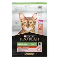 Сухий корм для дорослих котів PRO PLAN Sterilised Adult 1+ Vital Functions після стерилізації з лососем 3 кг